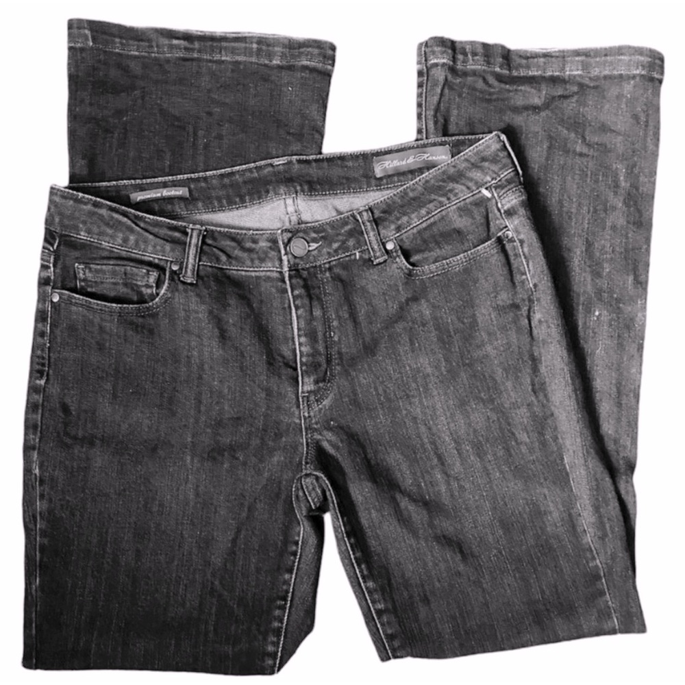 Hillard & Hanson Darkwash Bootcut Denim Jeans , Women Bootcut Denim Jeans